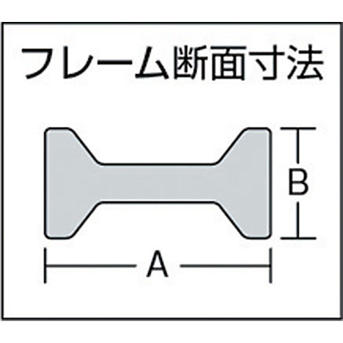 ＴＲＵＳＣＯ　Ｌクランプ標準型　最大口開１００ｍｍＸ深さ１００ｍｍ　GLB100　1 丁