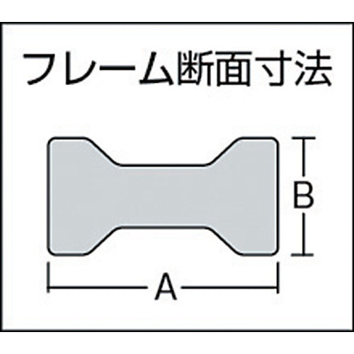 ＴＲＵＳＣＯ　Ｌクランプ強力型　最大口開３００ｍｍＸ深さ１２０ｍｍ　GKLB300　1 丁