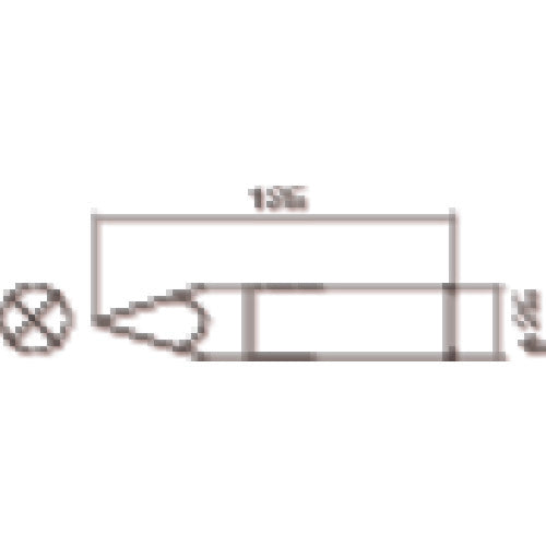 ＳＵＲＥ　ハンダゴテ用コテ先　ＳＳＳ−５００Ｉ・Ｊ兼用　SSS-500IT　1 本