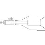 白光　はんだ除去器用交換パーツ　ノズル　内径１．０ｍｍ　Ｓ型　適合機種４７４／４７５／７０１／８０８　A1003　1 本