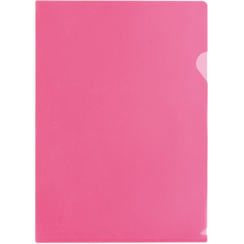 ＫＩＮＧ　ＪＩＭ　クリア−ホルダ−リサイクルＡ４−Ｓ　赤　（１０枚入）　735R10-R　1PK