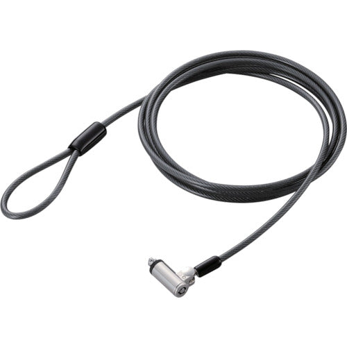 エレコム　セキュリティワイヤー　シリンダー錠　シリンダーサイズ直径１１ｍｍ　ESL-7T　1 個