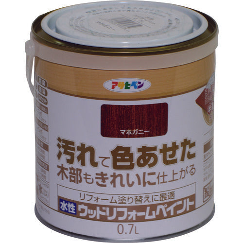 Asahipen Water-Based Wood Reform Paint 0.7L Mahogany 462619 1 can