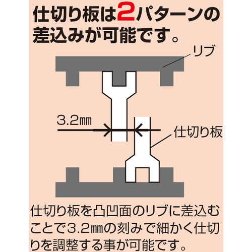 ENGINEER Parts Case (Reinforced) KP-02K 1 piece