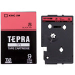 KING JIM 테프라 TR테프카트리지 테이프색：적색 문자색：흑 TC9R 1개