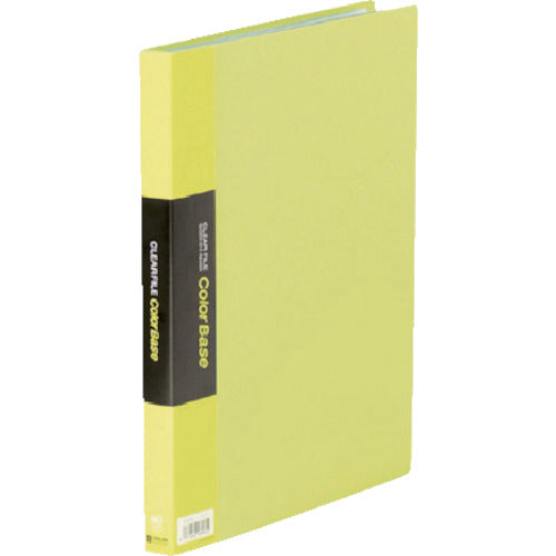 KING JIM Clear File Color Base W Yellow Green 132CW-YG 1 pc