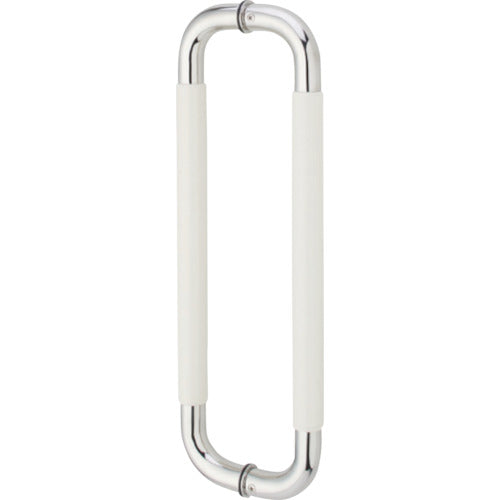 MK 내츄럴 O형 핸들 30ΦX450mm 경면 크롬 화이트 W-5000-45S 1개