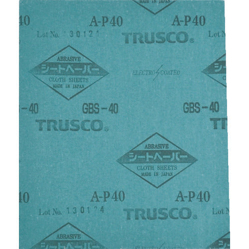 ＴＲＵＳＣＯ　シートペーパー　＃４０　GBS-40　50 枚