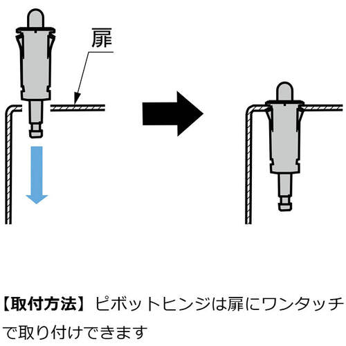 ＳＵＧＡＴＳＵＮＥ　（１７００２５３９４）２４５−９３０１ワンタッチピボットヒンジ　245-9301　1個