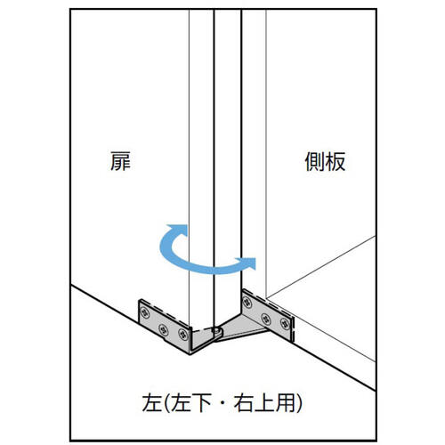 ＳＵＧＡＴＳＵＮＥ　（１７００９０２６０）ＷＰ３Ｌステンレス鋼製ＷＰ型ヒンジ　WP3L　1 個