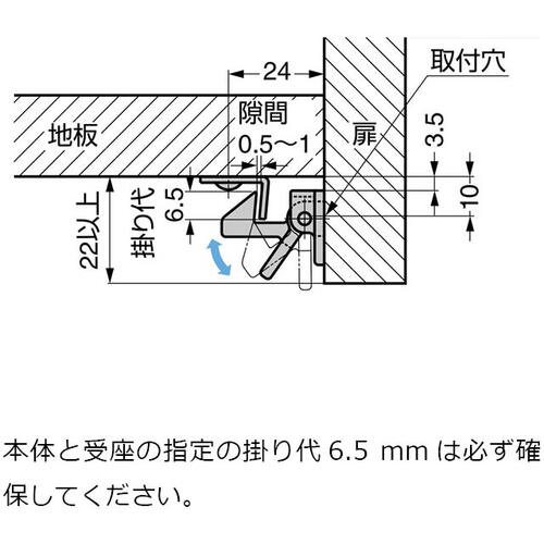 ＳＵＧＡＴＳＵＮＥ　（１４００５１０２９）ＬＬ−６６ＧＲレバーラッチ　LL-66GR　1個