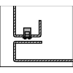 SUGATSUNE (140050005) MC-FS3W Magnetic Catch Adhesive force 12.7N MC-FS3W 1 piece