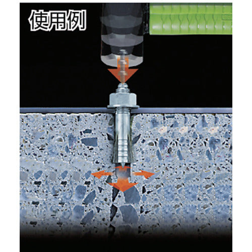 Sanko All Anchor C Type Steel Thread Size M8 Total Length 90mm C-890 50 Pieces