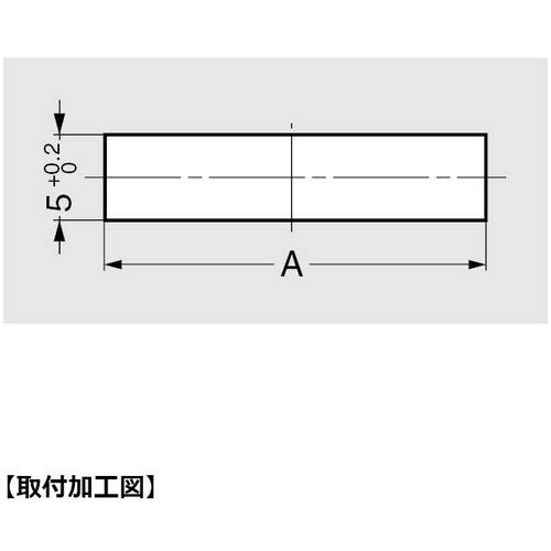 SUGATSUNE (140013016) MC-FS-2W Thin magnetic catch Adhesive force 15N MC-FS-2W 1 piece