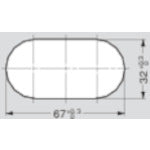 SUGATSUNE (210021706) LN72S-WT Wiring Hole Cap LN72S-WT 1 piece