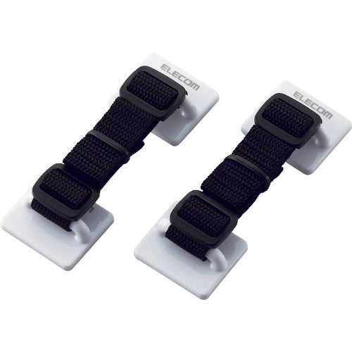 エレコム　ＴＶ用耐震ベルト　〜４０Ｖ用　粘着シールタイプ　２本入　TS-001N2　1 箱