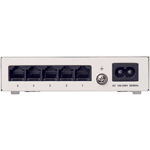 ELECOM 1000BASE-T compatible switching hub, 5 ports, built-in power supply model, white, EHC-G05MN2-HJW, 1 unit
