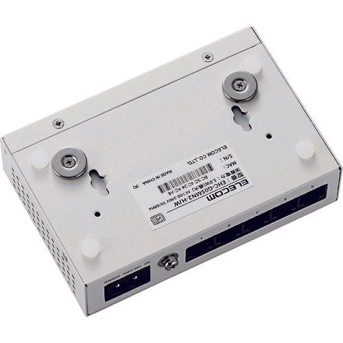 ELECOM 1000BASE-T compatible switching hub, 5 ports, built-in power supply model, white, EHC-G05MN2-HJW, 1 unit