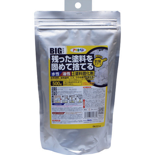 アサヒペン　水性・油性兼用塗料固化剤　ＢＩＧ　５００Ｇ　602862　1 個