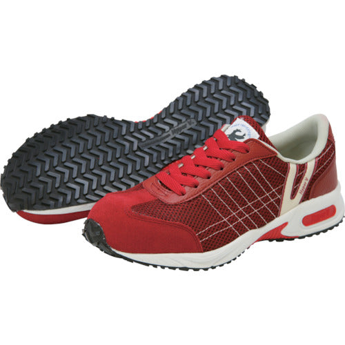 Nissin Sneakers with Anti-Slip Resin Toe Cap Wine 26.5cm V2000WIN-26.5 1 pair