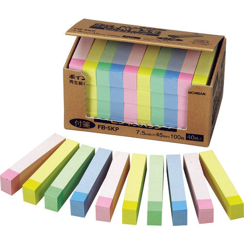 Nichiban Sticky Notes Point Memo FB-5KP 7.5mm x 45mm FB-5KP 1 pc