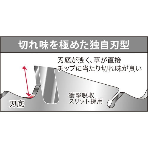 三陽金属　刈払機用チップソー　レッドシャーク（２５５ｍｍＸ３６Ｐ）　0395　1 枚