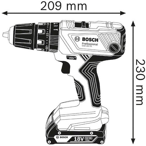 보쉬 무선 진동 드라이버 드릴 GSB18V-21 1대