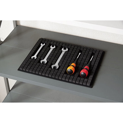 KING JIM Tool Organizing Block, Cleaning Mass, TB3415-BK, 1 piece