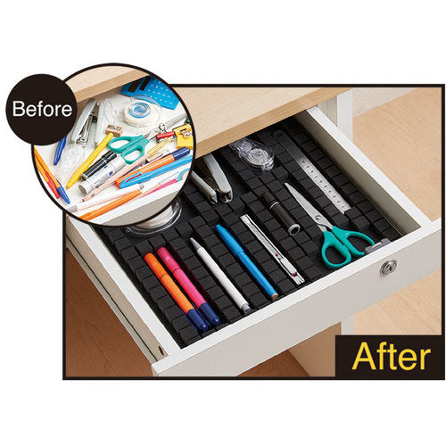 KING JIM Tool Organizing Block, Cleaning Mass, TB3415-BK, 1 piece