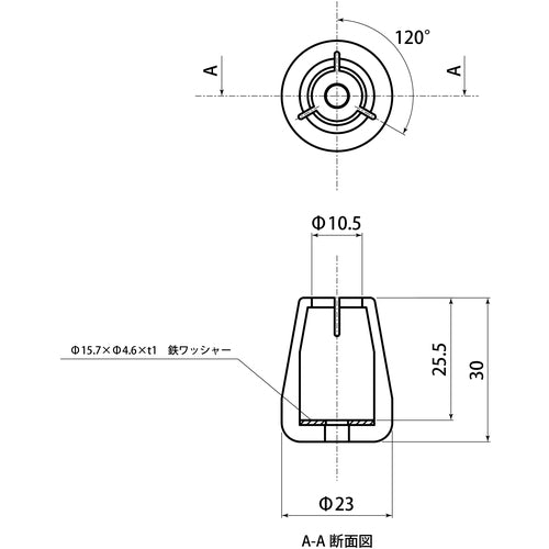 ＷＡＫＩ　ワイドフェルトキャップスリム　Ｓ　４個入り　GK-721　1 PK