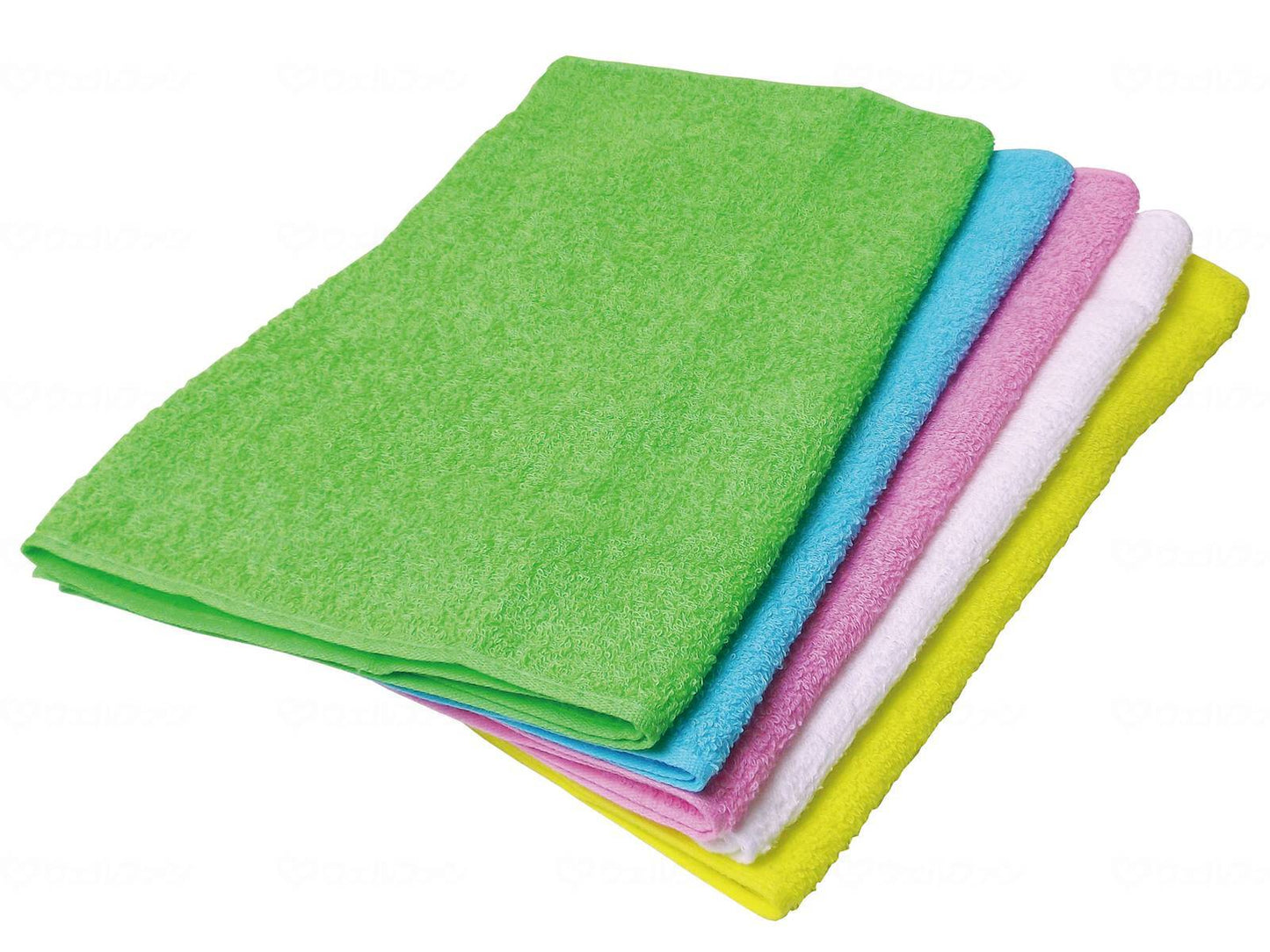 Kawamoto Sangyo Color Towels 12 pieces Yellow