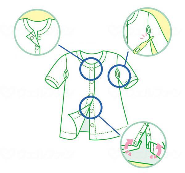 Kawamoto Sangyo One-touch Underwear, Short Sleeve, Men's, White, M