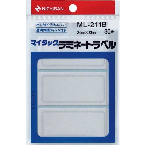 Nichiban Mytack Laminate Label ML211B ML-211B 1 PK