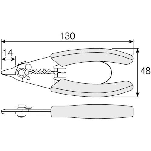 ＨＯＺＡＮ　ワイヤーストリッパー　より線用　P-970　1 丁