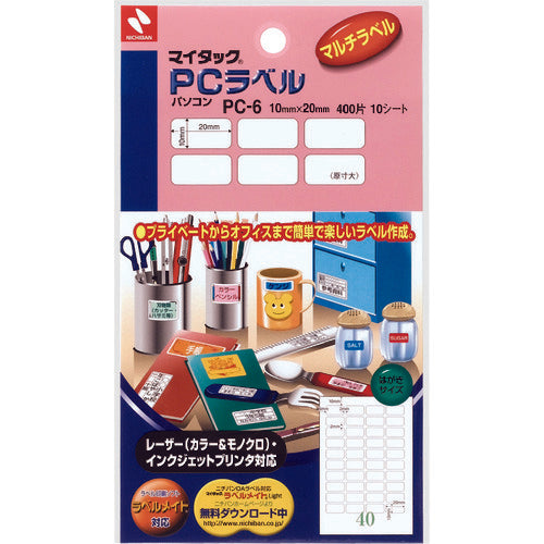 Nichiban Mytack PC Label PC-6 PC-6 1 pc