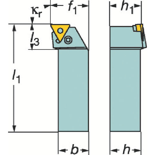 サンドビック　Ｔ−Ｍａｘ　Ｐ　ネガチップ用シャンクバイト（２１０）　PTFNR 2525M 16　1 個