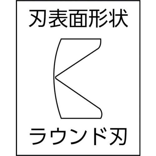 ビクター　ビクタープラス強力ニッパー（薄刃）　ZU70-150　1 丁