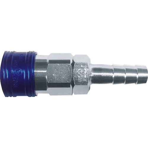 Yamato Metal Coupling BLY-C Series Color Coupling Socket (for Hose Installation) Blue 10 Pieces Mating Hose Inch Size (inch) 1/4 BLY22-SH-B 1 Piece
