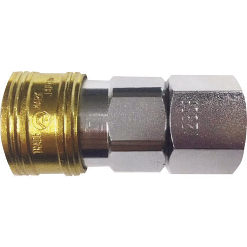 Yamato Metal Coupling BLY-C Series Color Coupling Socket (For Threaded Installation) Yellow 10 Pieces Mating Installation Size R3/8 BLY23-SF-Y 1 Piece