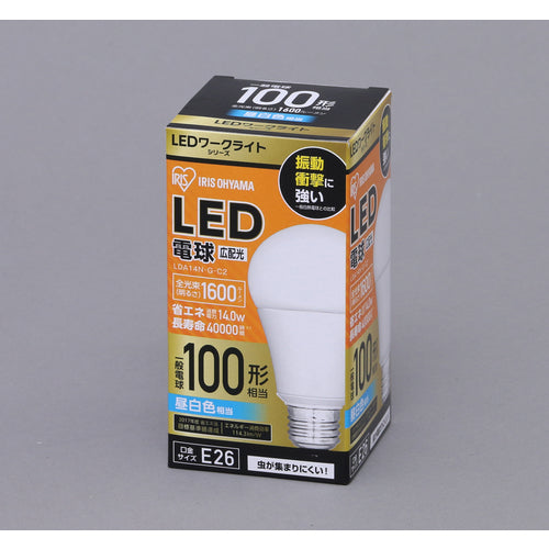 ＩＲＩＳ　５６９９９７　ＰＲＯＬＥＤＳ　ＬＥＤワークライトシリーズ用別売電球　広配光　（１００形相当）　LDA14N-G-C3　1 個