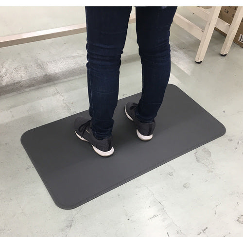 ＣＡＲ−ＢＯＹ　足腰マットラウンドコーナータイプ４５０ｘ５００　グレー　AM-455012GY　1 枚