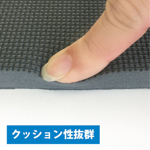 ＣＡＲ−ＢＯＹ　足腰マットラウンドコーナータイプ４５０ｘ９００　グレー　AM-459012GY　1 枚