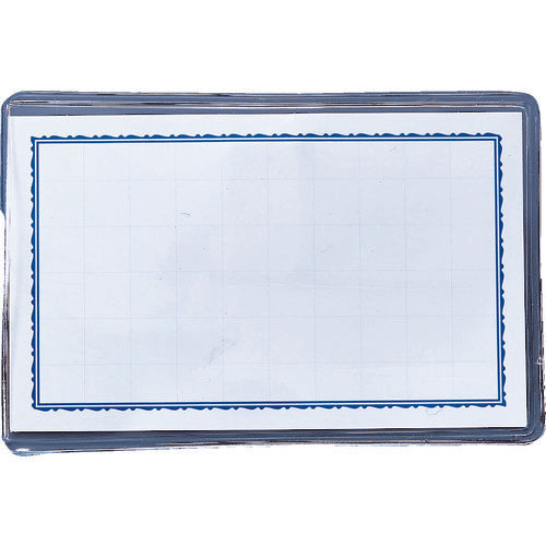 ＴＲＵＳＣＯ　軟質塩ビ簡易名札　クリップピンタイプ　台紙５５×９０ｍｍ　KS-N-1P　1 個