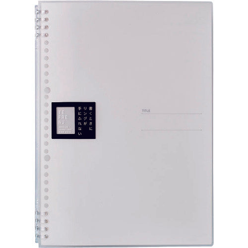 KING JIM Ring Notebook Tefrane A4 Transparent 9856TTE-T 1 Book