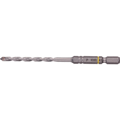 VESSEL Porcelain Tile Drill APD Drill diameter: 4.3mm Effective length: 50mm APD-4.3 1 piece