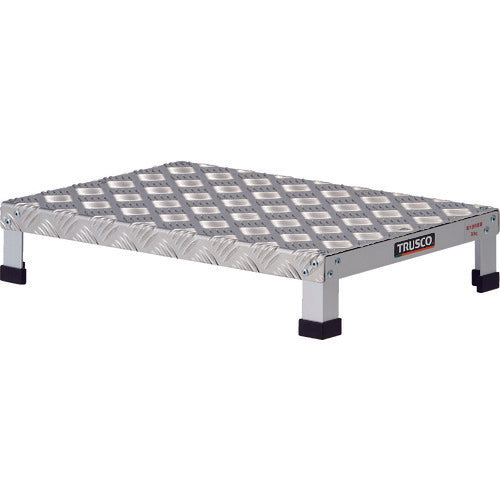TRUSCO 로우 하이 시스템 스텝 알루미늄 발 받침대 500X350XH100 LH-100A 1 대