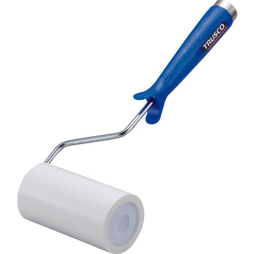 TRUSCO 클린 룸용 점착 롤러 4 인치 용 핸들 점착 롤러 흰색 1 권 부착 2 중봉투 CNR4H-W 1 개