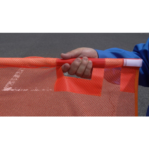 Mizukei Large Mesh Flag + Stick Set (Fluorescent Red) 8015711 1 piece