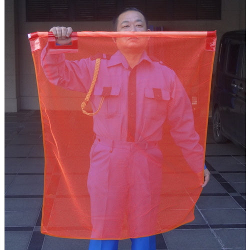 Mizukei Large Mesh Flag + Stick Set (Fluorescent Red) 8015711 1 piece