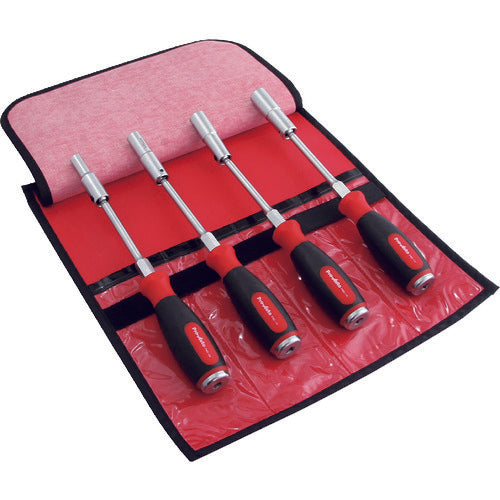 Pro-Auto 4개 세트 플렉스 너트 드라이버 세트 FND-4ST2 1 S